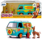 Jada Toys Scooby-Doo modellautó figurákkal - Mystery Van rejtély-járgány Bozonttal és Scooby-Doo-val (1: 24) (9331720314R00)