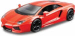 Bburago 1/32 - Lamborghini Aventador Coupé piros városi sportautó (63704_24)