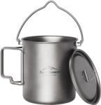 Fjord Nansen Cană din titan Fjord Nansen Jacon Henge Titanum Cup 750 ml - Silver