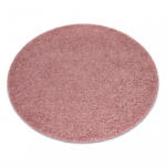 My carpet company My Carpet Company Soffi Kör Shaggy 2 cm Rózsaszín Kör 100 cm Szőnyeg