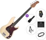 SIRE Marcus Miller P5R Alder-4 Premium SET Vintage White Електрическа бас китара