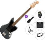 Squier Affinity Series Jaguar Bass SET 2 Charcoal Frost Metallic Bas electric