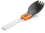 GSI Outdoors összecsukható kanál-villa összecsukható kanál, narancssárga
