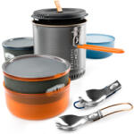 GSI Outdoors 2 személyes főzőedény készlet Halulite Dualist HS 1.8 l