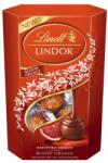 Lindt Csokoládé LINDT Lindor Orange tejcsokoládé golyók díszdobozban 200 g