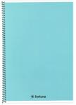 Fortuna Spirálfüzet vonalas FORTUNA Monocolor A/4 70 lapos pasztell kék (01.02137) - vectraline