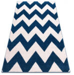 My carpet company kft My Carpet Company Sketch Fa66 Kék/Fehér Cikcakk 140x190 cm Szőnyeg