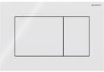 GEBERIT Sigma01 Működtetőlap 2 Mennyiséges öblítéshez, Square: Fehér (ge-115.660.11.1)