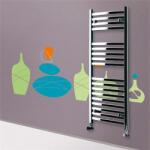 Lazzarini Merano fürdőszoba radiátor ives 80x50 cm, króm (LAZ-386278)