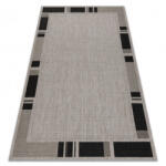 My carpet company My Carpet Company Fonott Sizal Floorlux 20195 Ezüst/Fekete 140x200 cm Szőnyeg