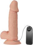 LyBaile Zebulon - vibrator realist cu testicule - 19cm - culoare naturală (6959532327168) Vibrator