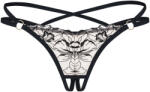 Obsessive - Exquisite Vila Blanes Crotchless Thong - Black