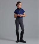 Premier Equine Teljes tapadású lány lovagló leggings Premier Equine Concerto kék|szürke