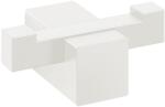 Zack Cârlig pentru prosoape CARVO 6 cm, dublu, alb, oțel inoxidabil, Zack (ZACK40814) Agatator cuier
