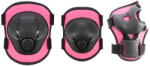 Nils Extreme Görgőskorcsolya, gördeszka és robogó védőkészlet Nils Extreme H110 S fekete|rózsaszín