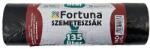 Fortuna Szemeteszsák FORTUNA 135L fekete 70x110 cm 10 darabos (12.01741) - tonerpiac