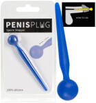 You2Toys Húgycsőtágító, You2Toys, Sperm Stopper szilikon dilátor golyós végű, 9, 6 cm, 0, 4-0, 8 cm átmérő, 1, 6 cm biztonsági golyó, kék, phthalátmentes