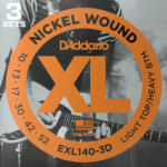 D'Addario EXL140-3D Multi-Pack - 3 készlet