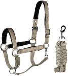 HORKA Lófejkötelet és hosszú pórázt tartalmazó szett Horka Brilliance XFS bézs