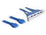Delock 2 x USB 3.0 19-pin - 4 x USB 3.0-A (82974)