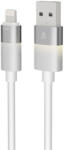 AVAX CB310 GLOWY USB-A - Lightning töltőkábel, fehér - 1m (AVAX CB310)