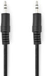 Nedis CAGL22000BK15 audio kábel 1, 5 M 3.5mm Fekete (CAGL22000BK15) - compzone