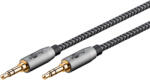 Goobay 65272 audio kábel 0, 5 M 3.5mm TRS Fekete, Ezüst (65272)
