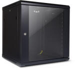 Inter-Tech SMA-6612 12U Falra szerelhető Fekete (88887254)