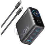 Anker Hálózati Töltő, 3xUSB-C 1xUSB-A 140W, sötétszürke, EU - B2697GZ1 (B2697GZ1) - compzone