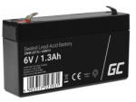 Green Cell AGM13 Zárt savas ólom (VRLA) 6 V 1, 3 Ah (AGM13)