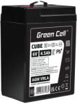 Green Cell AGM6V4-5AH-J Zárt savas ólom (VRLA) (AGM6V4-5AH-J)