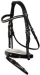 BR Anatómiás lovagló zablát BR Equitation Horwich SHT fekete