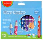 Keyroad Rostirón, filctoll készlet, 5 mm, 12 db/bliszter, Keyroad Jumbo, vegyes színek (KR972320) - mystock