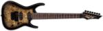 Dean Guitars Exile Select 7 Floyd Fluence Natural Black Burst