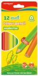Keyroad Színes ceruza készlet 4 mm famentes háromszögletű Keyroad Jumbo 12 klf. szín (KR972396) - mystock