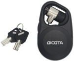 DICOTA D31235 kábelzár Fekete 1, 3 M (D31235)