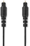 Nedis CAGL25000BK10 audio kábel 1 M Toslink (digitális optikai) kábel Fekete (CAGL25000BK10)