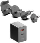 BTI Wallmount GaN 65W USB-C Adapter áramátalakító és inverter Beltéri Fekete (AC-GAN65W-BTI)