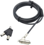 DICOTA D31886 kábelzár Fekete, Ezüst 2 M (D31886) - compzone