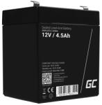 Green Cell AGM44 Zárt savas ólom (VRLA) 12 V 4, 5 Ah (AGM44)