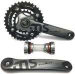 SUNRACE Beépített alumínium hajtómű menetes csapággyal Sunrace Ms10 10V 36/22 T fekete