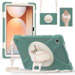  SOLID Durabil husă pentru Samsung Galaxy Tab A11+ verde