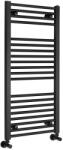 SAPHO Aqualine, DIRECT radiátor oldalsó csatlakozással 450x960 mm, matt fekete, ILR94B (ILR94B)