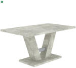 INTERMEBLE Modern Étkezőasztal Beton Színben. VESTA 137x90 cm