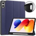  LEATHER cu balamale husă pentru Xiaomi Redmi Pad 2 Pro albastru