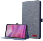  FABRIC Cu balamale husă pentru Lenovo Tab One / Lenovo Tab K9 albastru
