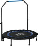 HomCom Mini Fitness Trambulin Ø102 cm Összecsukható Állítható Kormánnyal Kék 102 CM kék