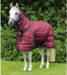 Premier Equine Lóistálló takaró nyakmelegítővel Premier Equine Hydra 350g 175 CM barna|vörös