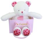 Doudou Jucarie de plus in punga cadou, Doudou, Ursulet, Te iubesc, 25 cm (N01004373_001)