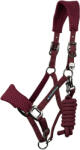 Premier Equine Nylon kötőfék ló számára Premier Equine Necto 3D COB barna|vörös